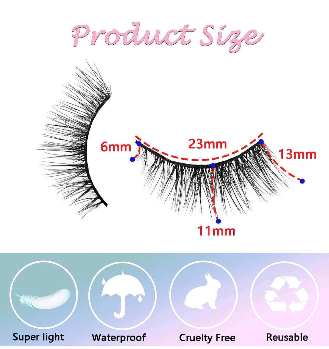 Zada Half Lash-HL1(Wispy)