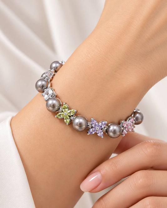 Enchanted Pastel Pearl Bracelet