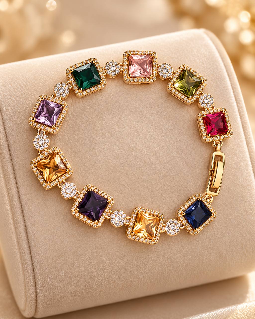 Multicolor Radiance Tennis Bracelet