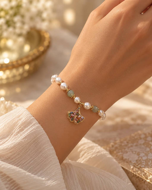 Pearl - Freshwater & Multicolor Gemstone Bracelet