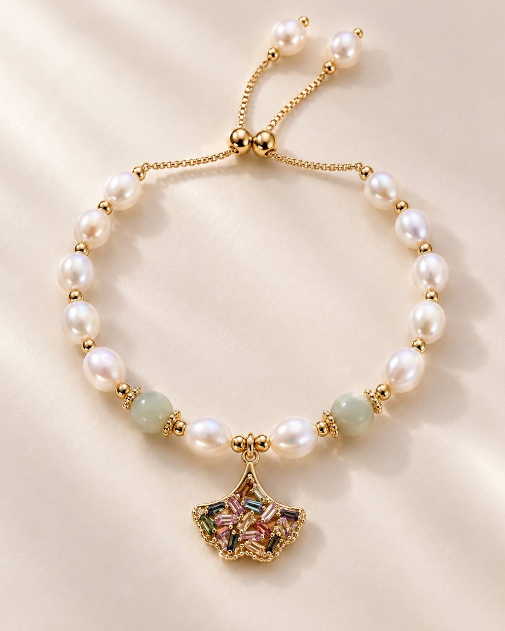 Pearl - Freshwater & Multicolor Gemstone Bracelet